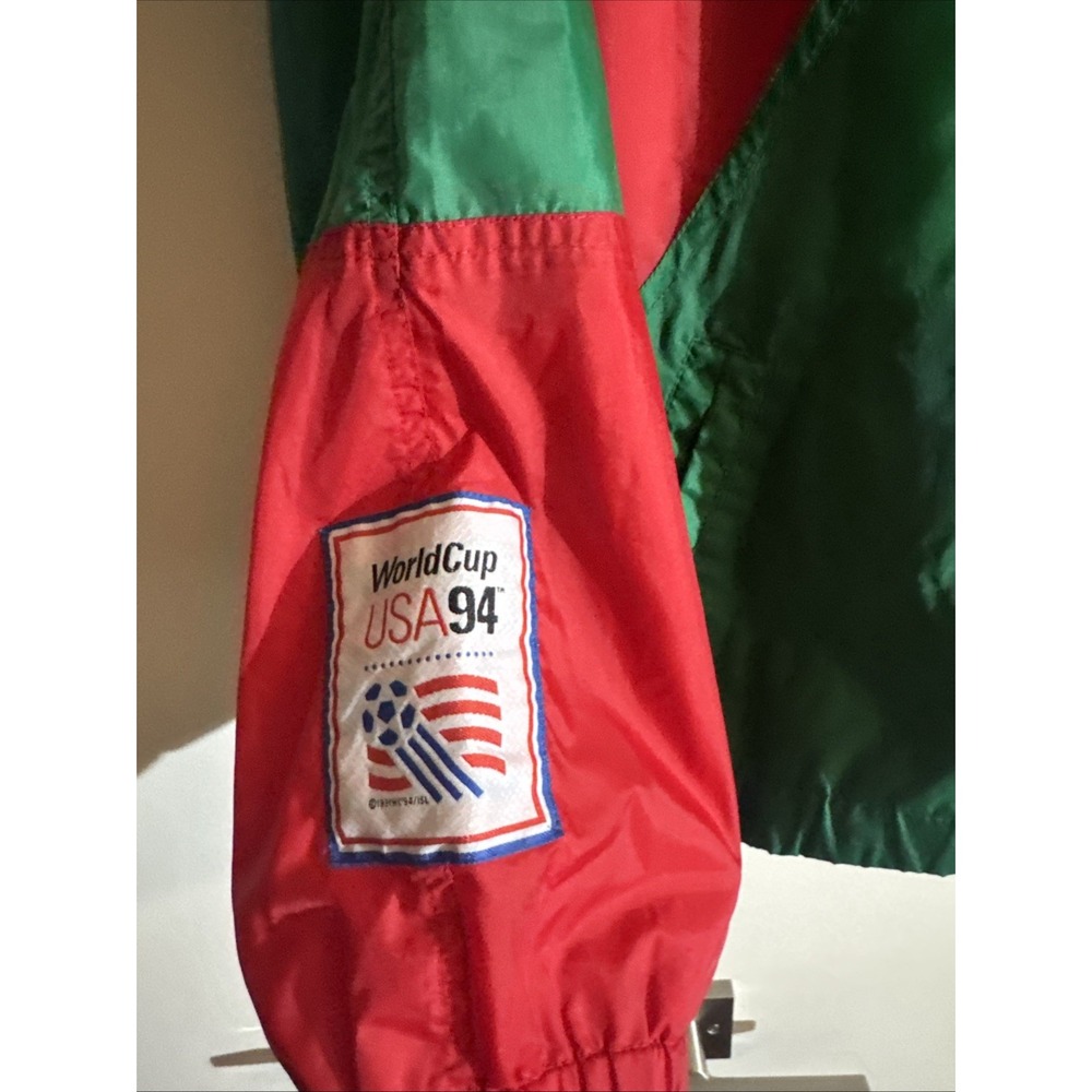 Vintage 1994 World Cup Italy Apex One Windbreaker Jacket Soccer 90s Size XL - Picture 3 of 14